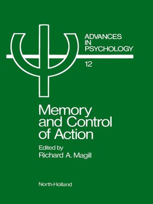 cover image of Memory and Control of Action